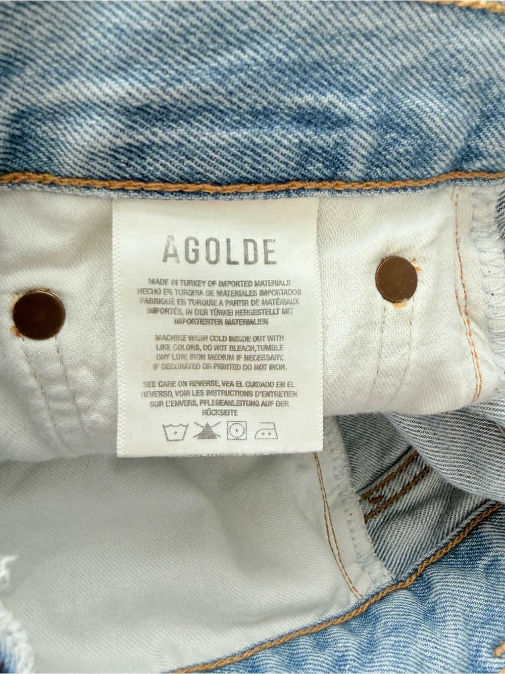 Agolde Riley High Rise Cropped Jeans - Picture 13 of 14
